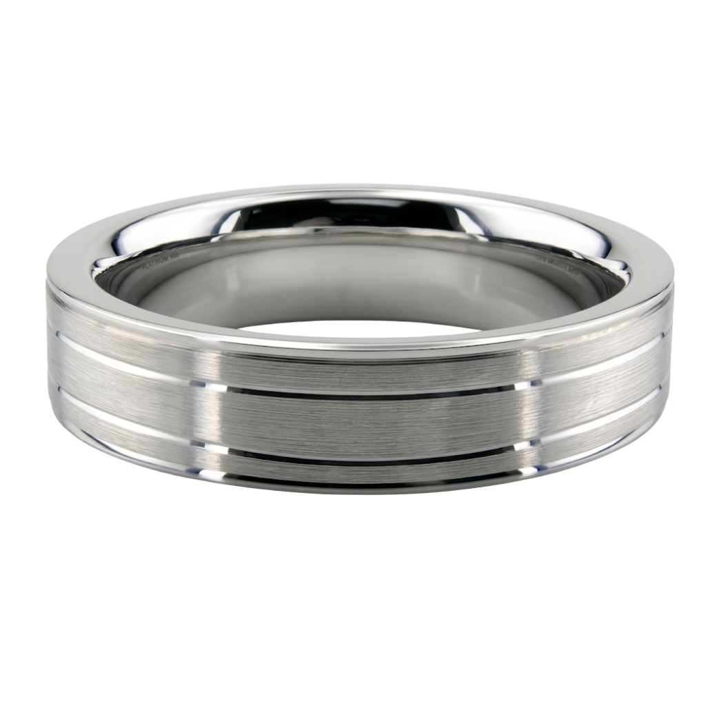Mens Platinum Wedding Ring