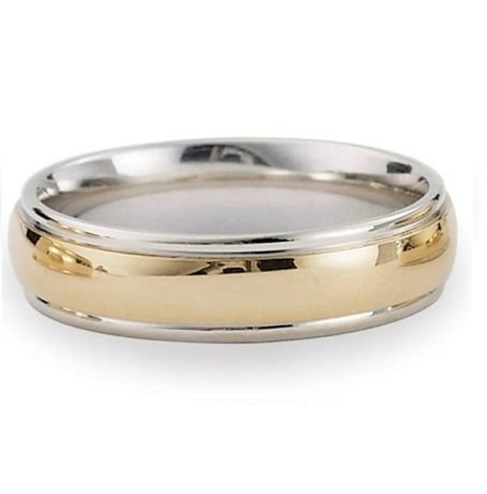 Two Tone Gold Wedding Bands