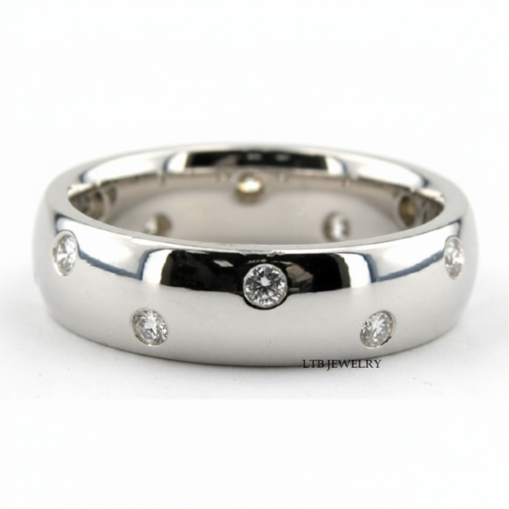 Alliances en diamant pour hommes