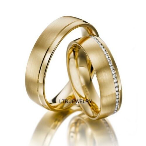His and Hers Diamond Eternity Wedding Rings Set