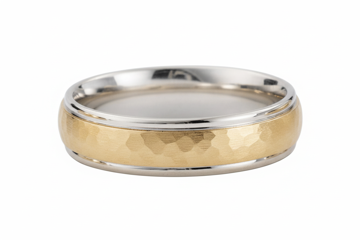 Alliances en or bicolore