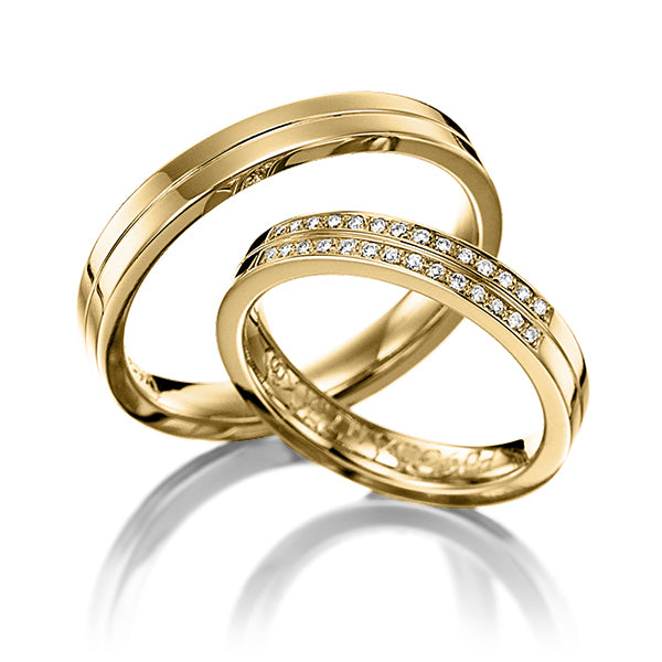 His and Hers Diamond Wedding Rings