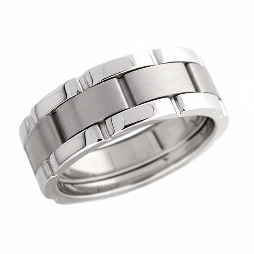 Platinum Mens Handmade Wedding Bands