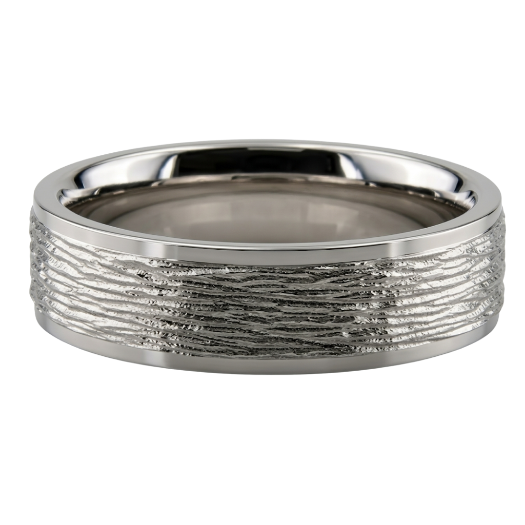 Alliance pour homme en platine 950