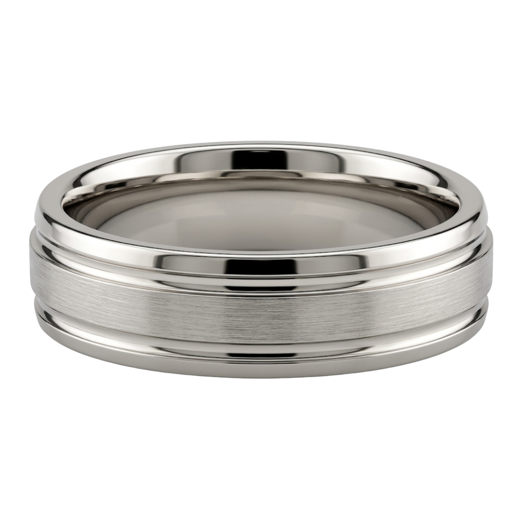 950 Platinum Mens Wedding Rings