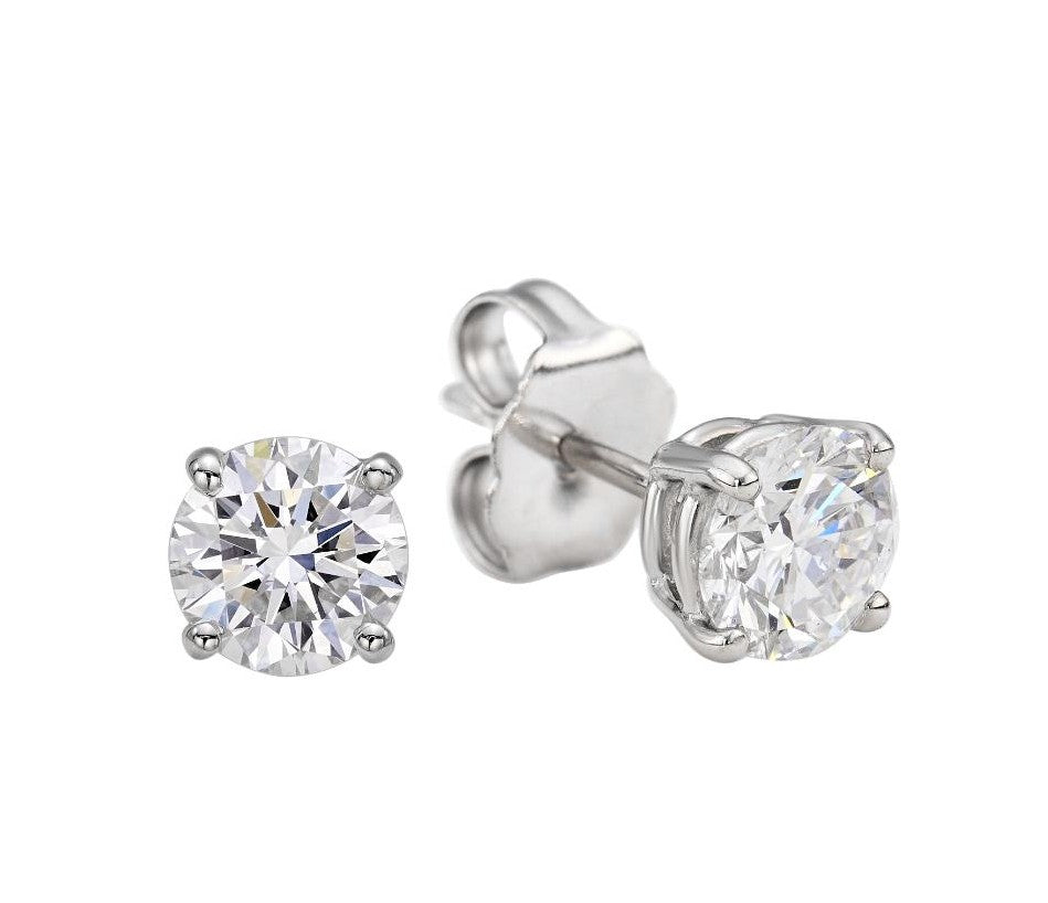 Boucles d'oreilles à tige en or jaune 14 carats et turquoise contre le mauvais œil