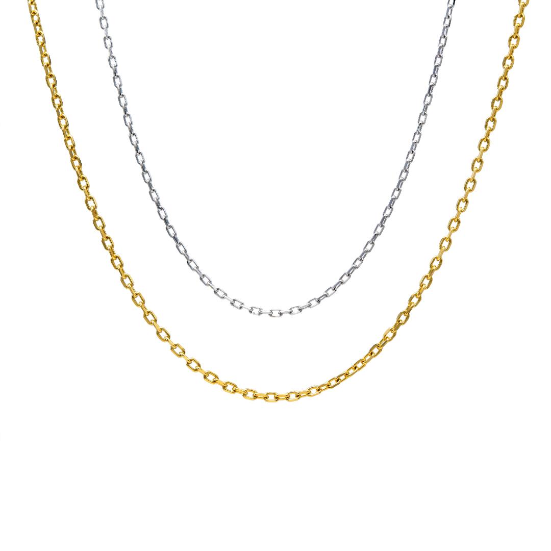 Collar de estrella de diamantes en oro blanco macizo de 14 quilates