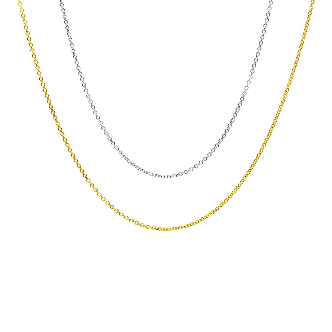 Collier étoile en diamant en or blanc massif 14 carats