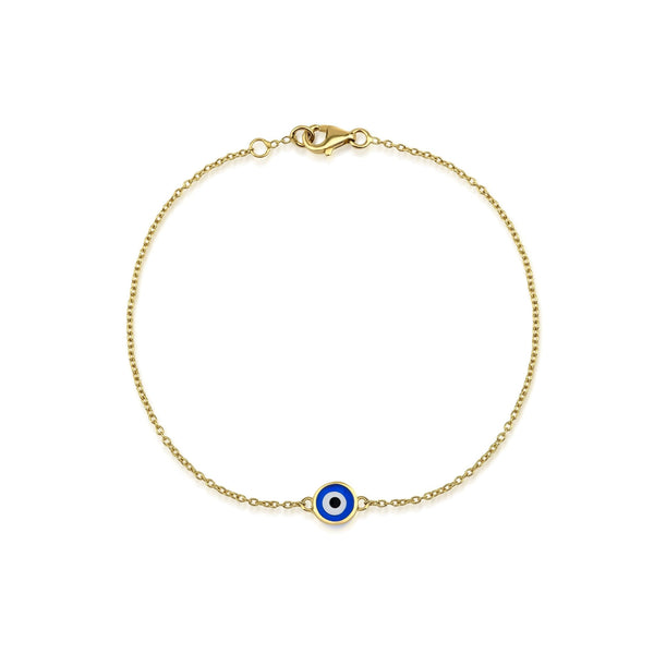 Evil Eye Bracelet | Mal de Ojo with Baby Blue Beads – Selfcare BTQE