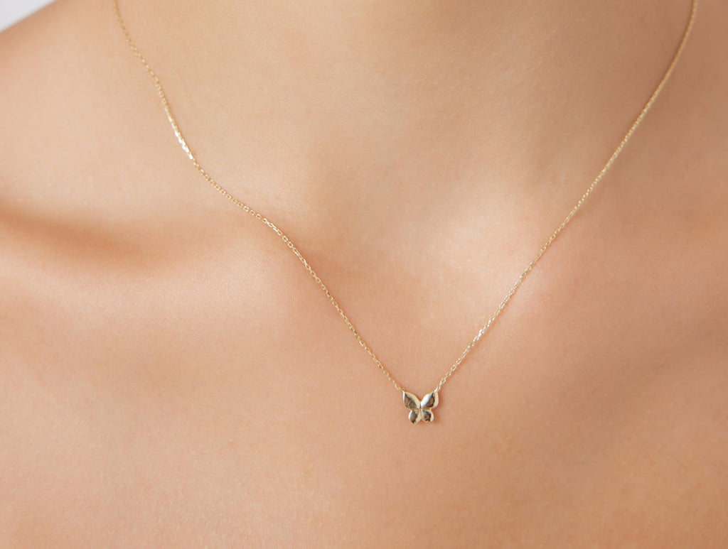 Dainty Butterfly Necklace – Upward Trend Boutique