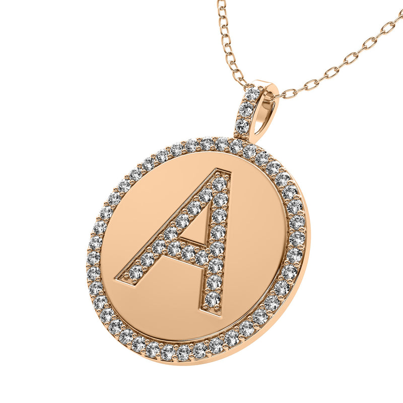 Diamond Asymmetrical Initial Necklace – Lindsey Leigh Jewelry