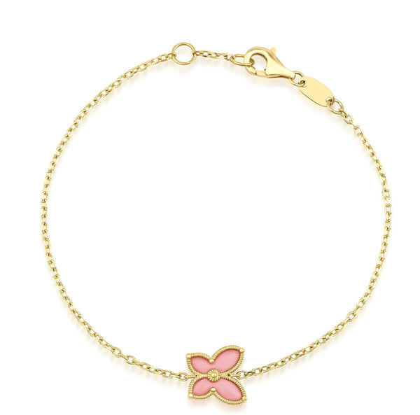 Caratlane Flowers Baby Nazaria 14K Gold Bracelet Black Online in India, Buy  at Best Price from Firstcry.com - 11348249