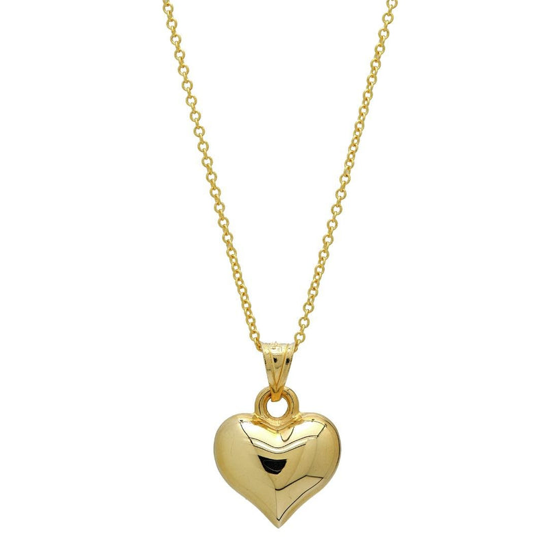 Charlie & Co. Jewelry | Gold Heart-Shaped Letter S Pendant | A-Z Pendants