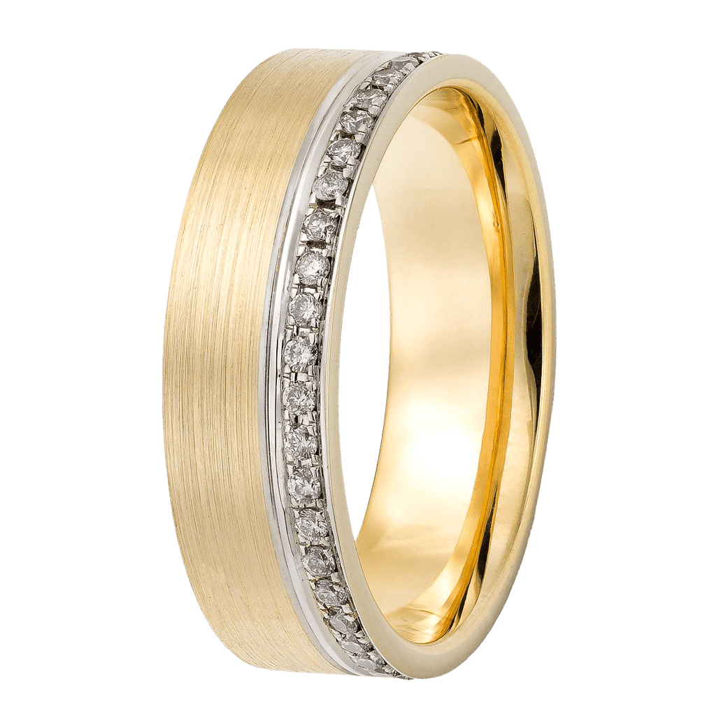 Women's wedding 2025 bands gold