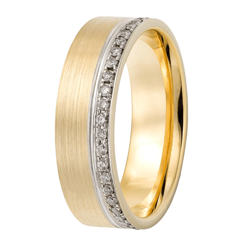 Ladies gold wedding band discount