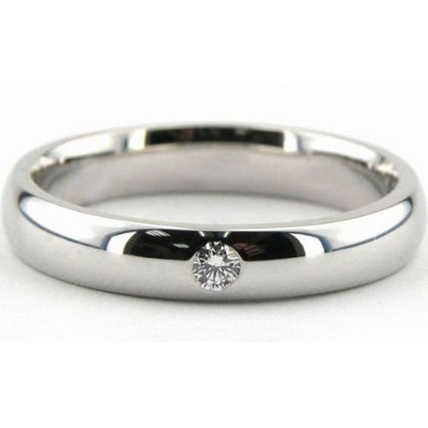 14K White Gold Mens and Womens Diamond Wedding Bands