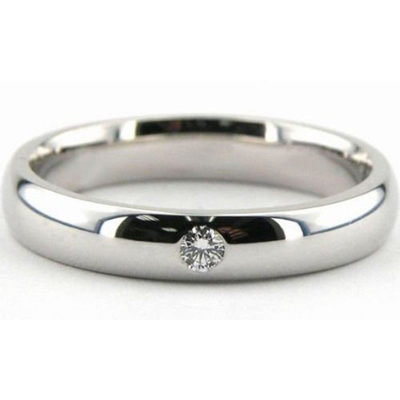 Mens Single Diamond Signet Ring 0.06ct G/SI Quality 9k White Gold – All  Diamond