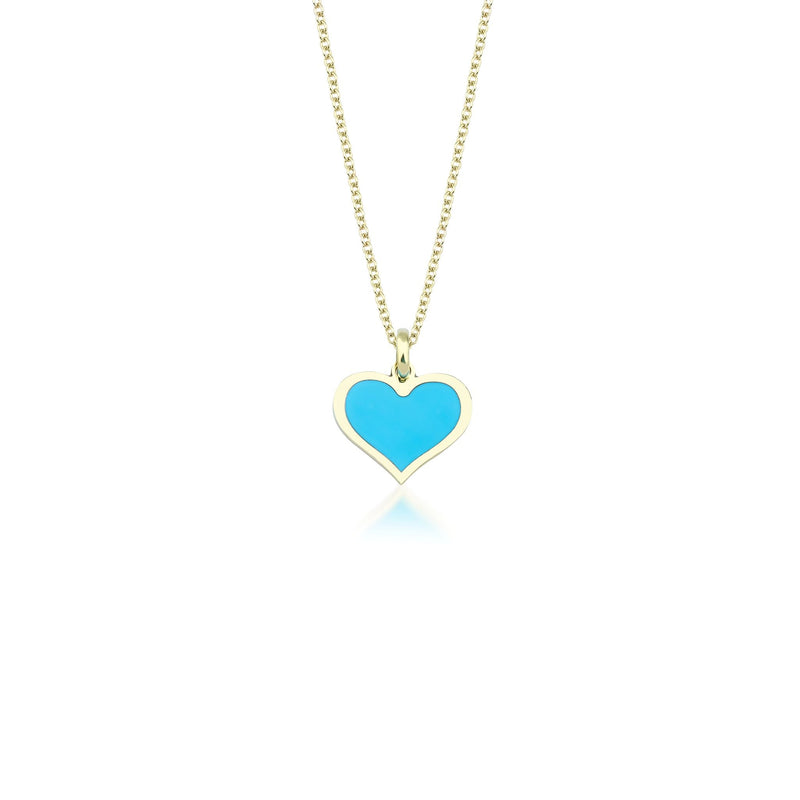 Buy Arizona Turquoise Necklace in 14k Solid Gold | Chordia Jewels