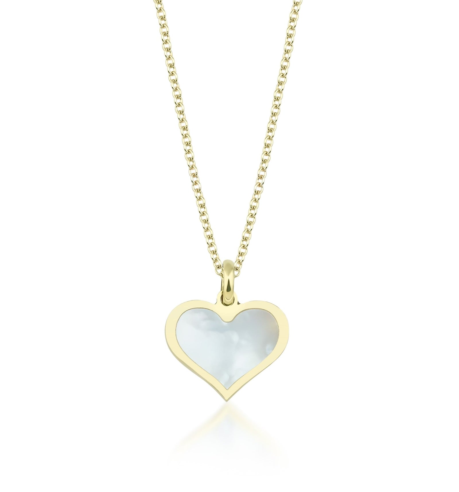 Pendant newest 14k pearl heart yellow gold 4g