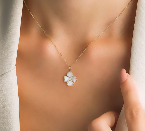 Heart Clover Necklace – FlowerPup