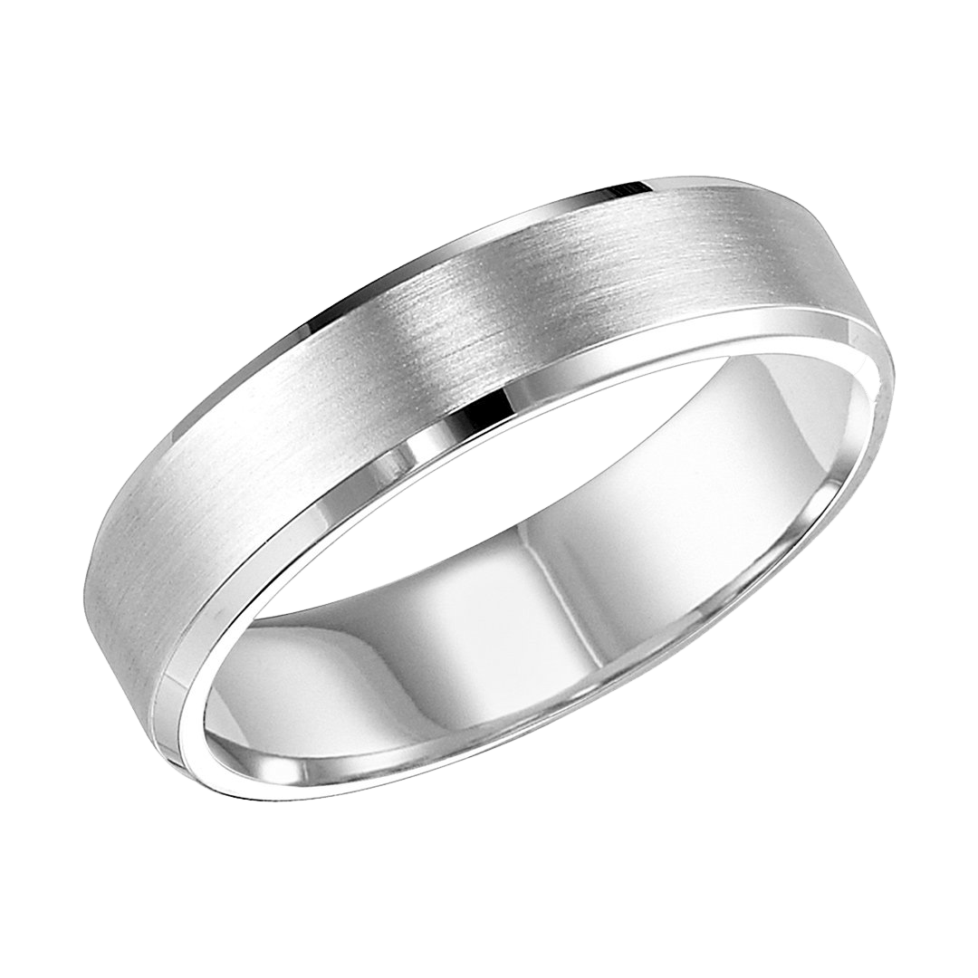 14K Solid White Gold Mens Wedding Bands – LTB JEWELRY