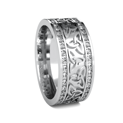 Diamond Celtic Wedding Ring