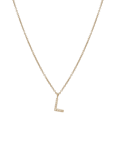 Letter l 2025 gold necklace