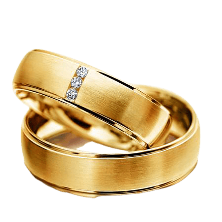 His and Hers Diamond Wedding Rings Set