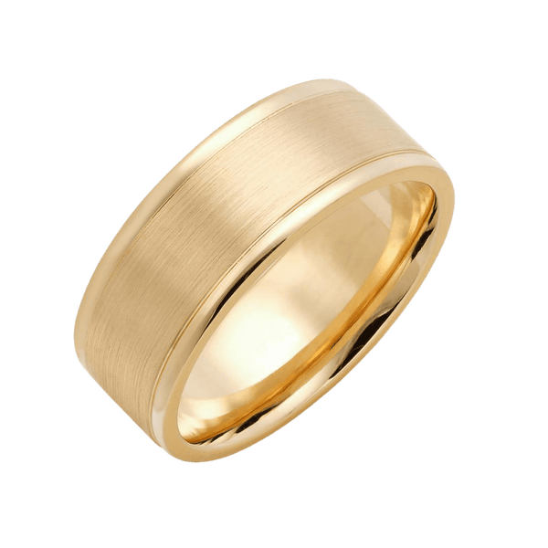 Mens Yellow Gold Wedding Rings