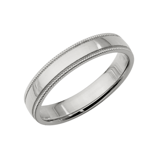 4mm platinum online wedding band
