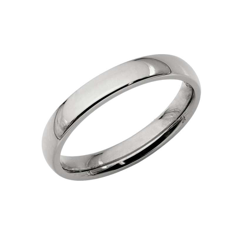 3mm platinum online wedding band